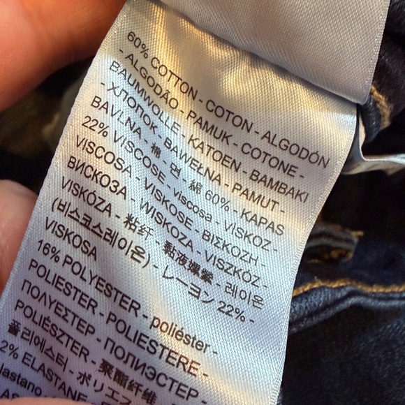 Levi's Mid Rise Skinny Jeans in Deep Blue - Picture 3 of 3